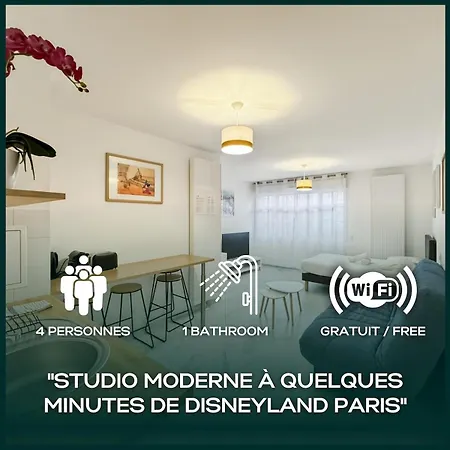 Apartment Pour 4 A Disneyland Paris - Pv 12 *